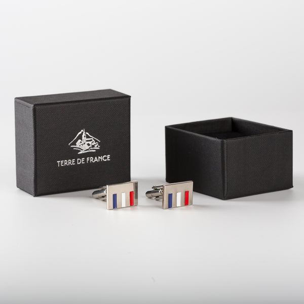 Les boutons de manchette Tricolore