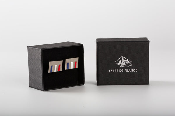 Les boutons de manchette Tricolore