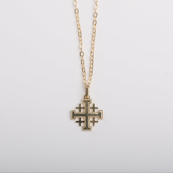 La Croix de Jérusalem - Plaquée Or