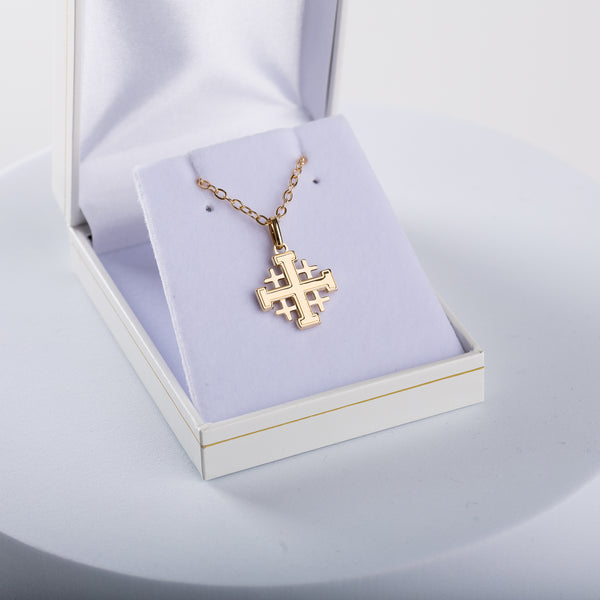 La Croix de Jérusalem - Plaquée Or