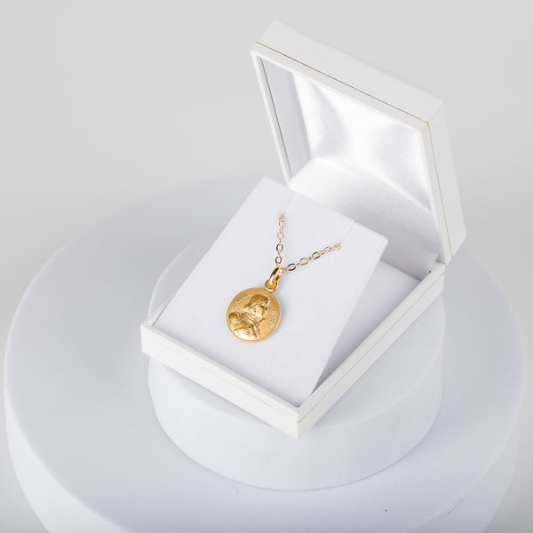 Médaille de Sainte Jeanne d'Arc - Plaquée Or