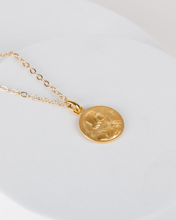 Médaille de Sainte Jeanne d'Arc - Plaquée Or