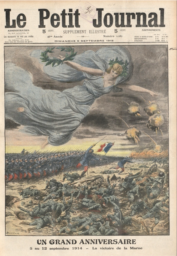 Cadre Grande Guerre - Victoire de la Marne