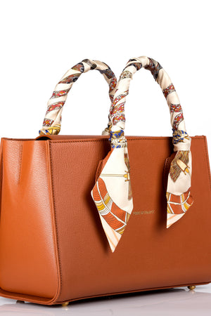 Sac à main Éternité cuir de chèvre — vue de face, fabriqué dans le Tarn