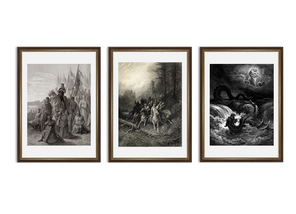 Collection 3 Cadres Gustave Doré