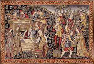 Tapisserie murale - Les Grandes Vendanges