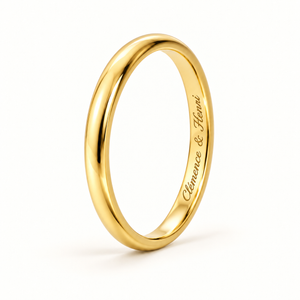 bague en or massif 18k fabriqué en france