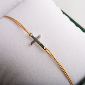 シルバークロスブレスレット