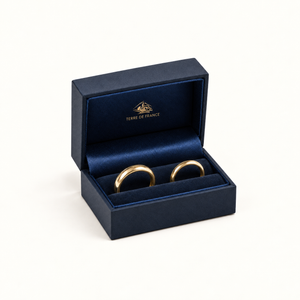 coffret alliance en or massif 18k fabriqué en france
