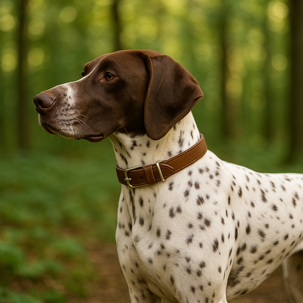 Collier en cuir pour chien