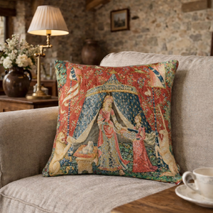 Housse de coussin - Dame à la licorne