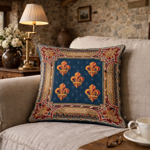 Housse de coussin - Fleur de Lys