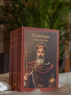 Charlemagne d'Arthur Kleinclausz — illustration en situation, édition Terre de France