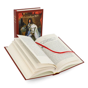 Le Siècle de Louis XIV de Voltaire — pages intérieures ouvertes, fabriqué en Provence