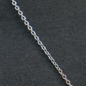 Chaîne médaille alliage inoxydable 55cm — pour médailles Terre de France, fabriquée en France