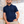 Polo Oriflamme bleu marine — porté en extérieur, broderie Oriflamme, fabriqué en France
