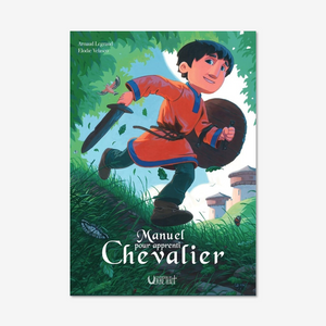 Manuel pour apprenti Chevalier — couverture, fabriqué en France, pour enfants 7-12 ans