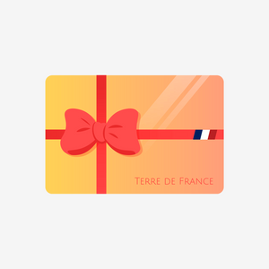 Carte cadeau numérique Terre de France — idée cadeau made in France, de 25€ à 150€