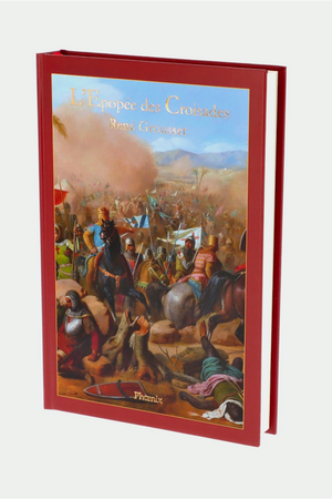 Livre L'épopée des Croisades René Grousset — couverture édition Terre de France, fabriqué en Provence