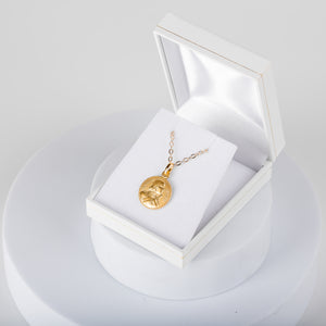 Médaille de Sainte Jeanne d'Arc - Plaquée Or