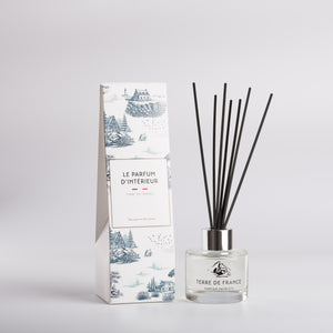 Parfum d'intérieur Terre de France — vue de face du flacon, fabriqué en France