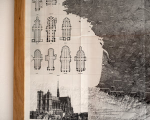 Map of the cathedrals of France
